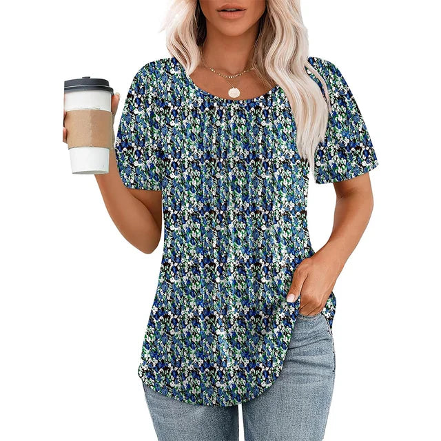 Lina | Women’s Elegant Summer Short Sleeve T-Shirt