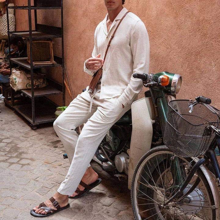 Sebastian | Men’s Linen Two-Piece Summer Set