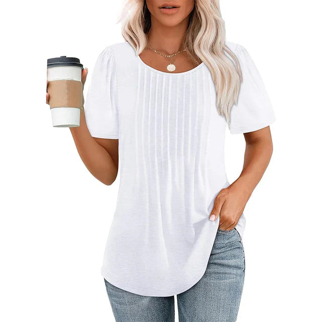 Lina | Women’s Elegant Summer Short Sleeve T-Shirt