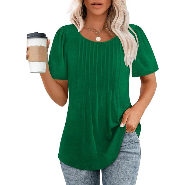 Lina | Women’s Elegant Summer Short Sleeve T-Shirt