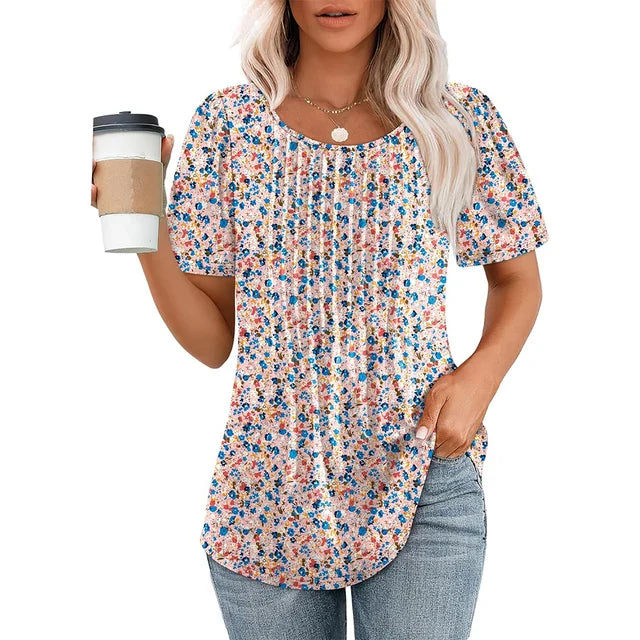 Lina | Women’s Elegant Summer Short Sleeve T-Shirt