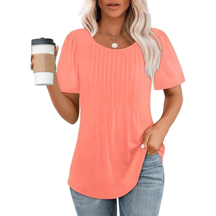 Lina | Women’s Elegant Summer Short Sleeve T-Shirt