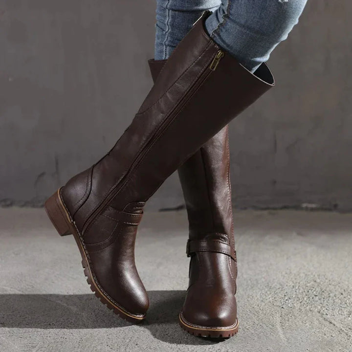 Arden | Refined Leather Statement Boots for Women