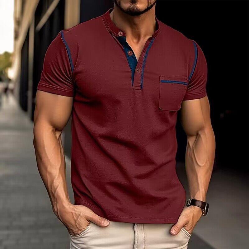 Ryan | Men’s Slim Fit Casual Henley T-Shirt