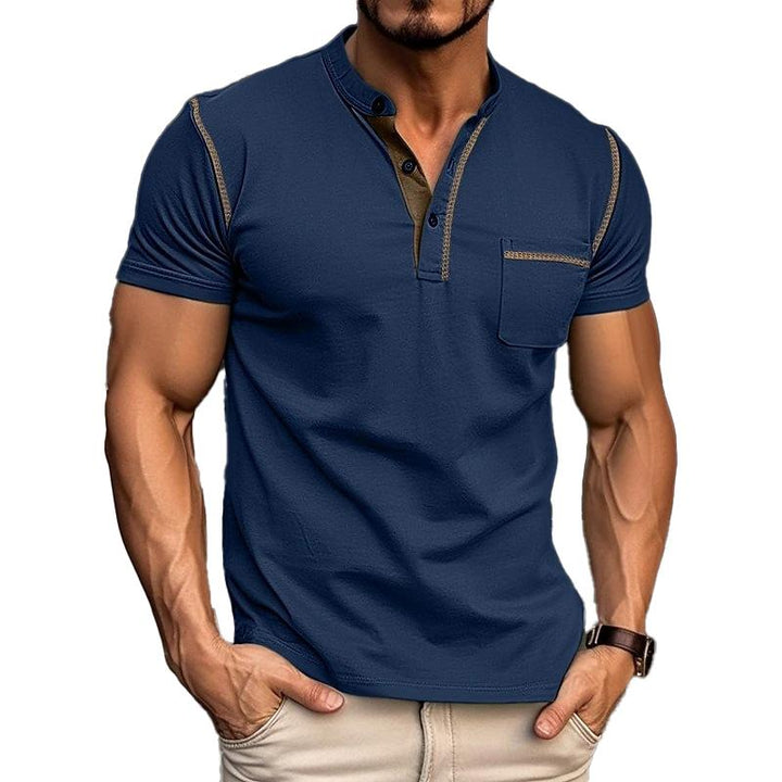 Ryan | Men’s Slim Fit Casual Henley T-Shirt