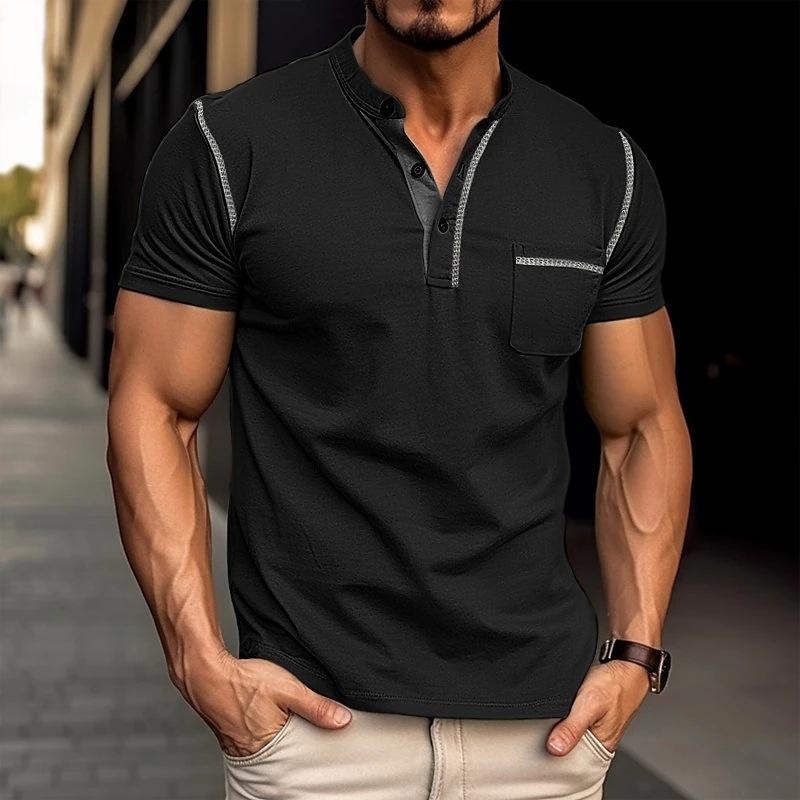 Ryan | Men’s Slim Fit Casual Henley T-Shirt