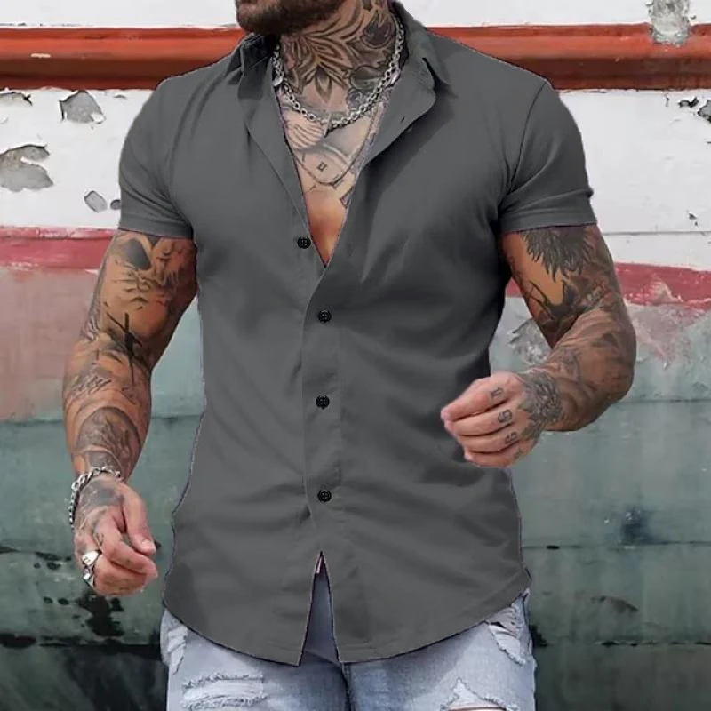 Jack | Men’s Classic Lapel Button-Up Shirt