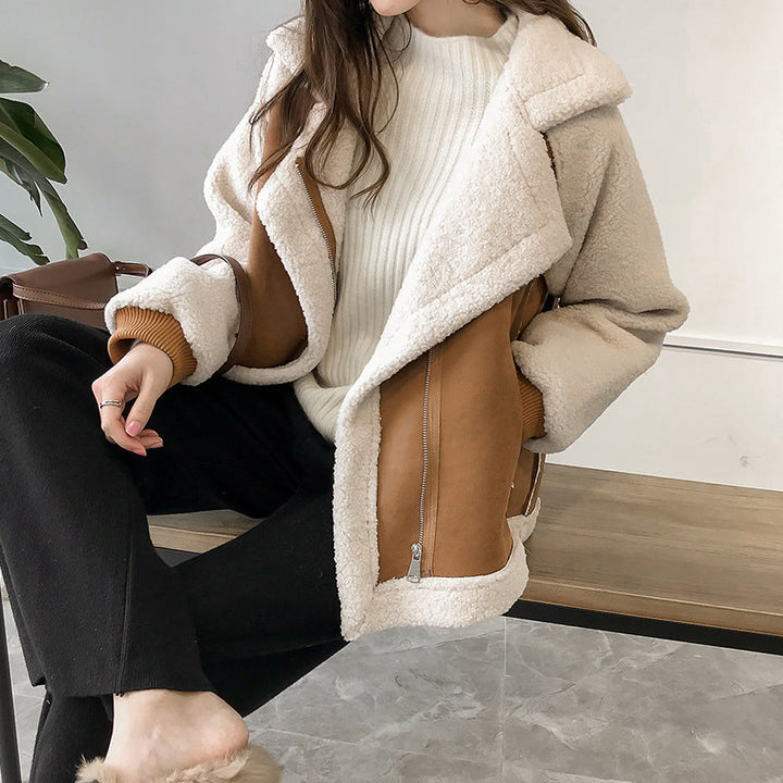 Lila | Stylish Suede Winter Coat For Women