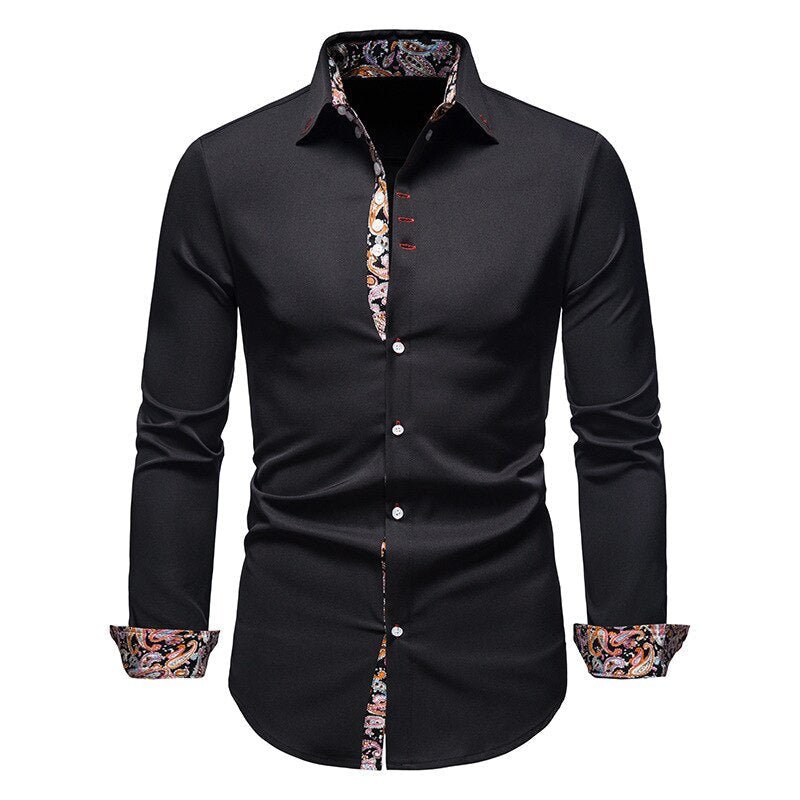 Lucas | Contemporary Tailored Long-Sleeve Men’s Shirt