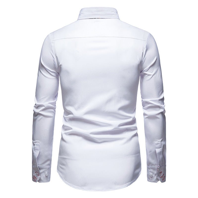 Lucas | Contemporary Tailored Long-Sleeve Men’s Shirt
