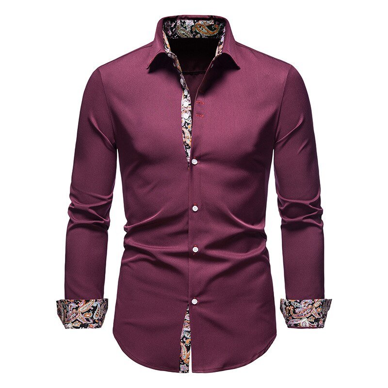 Lucas | Contemporary Tailored Long-Sleeve Men’s Shirt