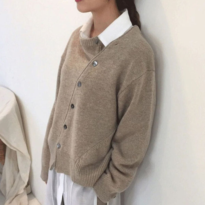 Elise | Soft Fine Wool Wrap Cardigan With Luxurious Warmth