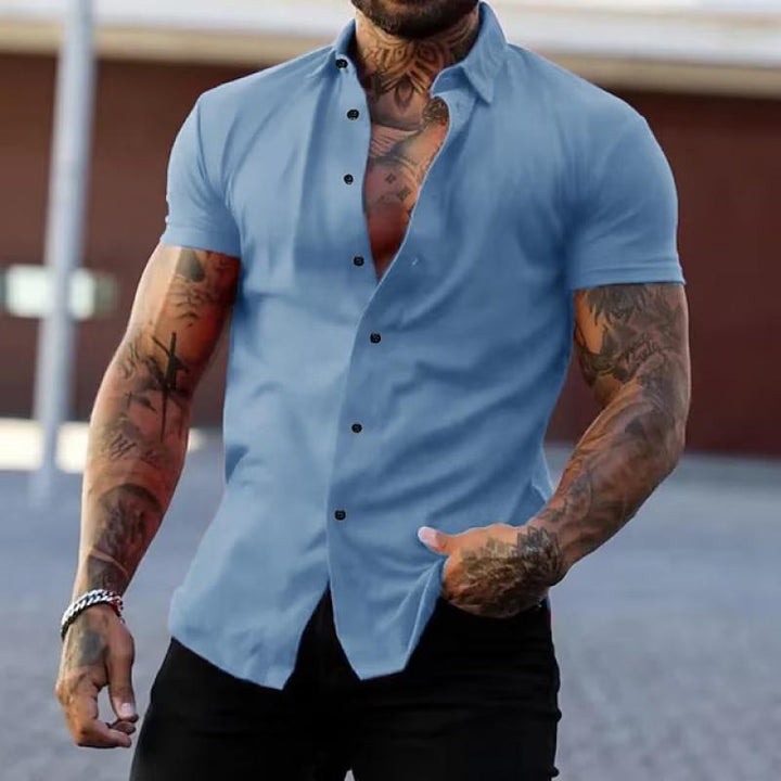 Jack | Men’s Classic Lapel Button-Up Shirt