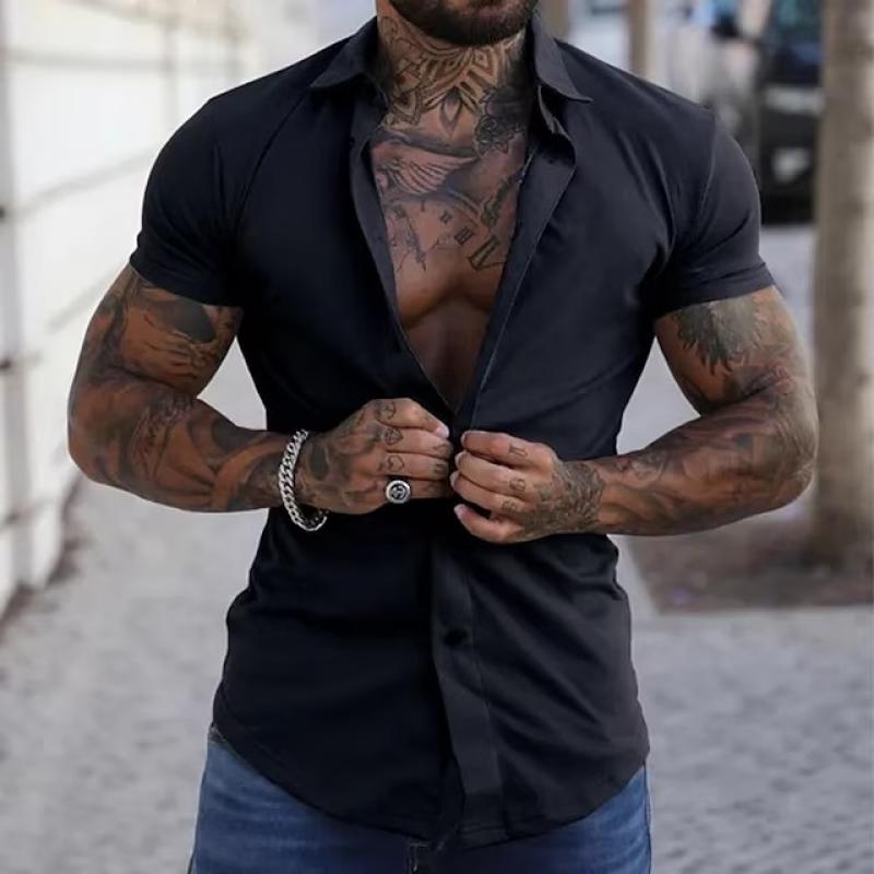 Jack | Men’s Classic Lapel Button-Up Shirt
