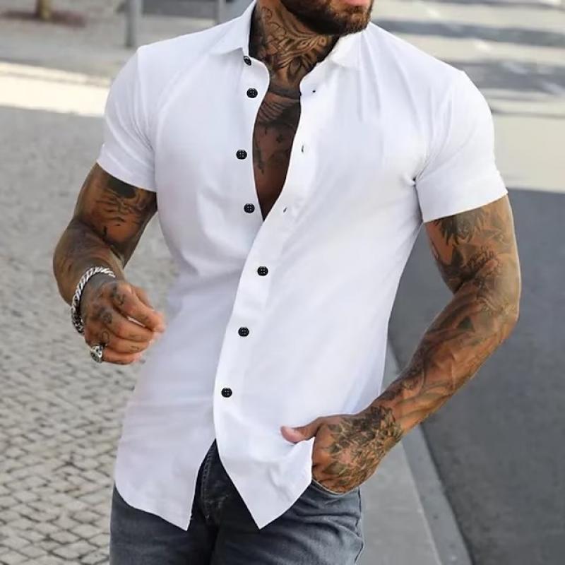Jack | Men’s Classic Lapel Button-Up Shirt