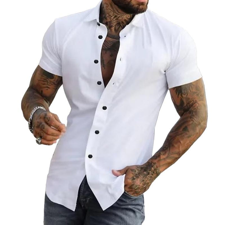 Jack | Men’s Classic Lapel Button-Up Shirt
