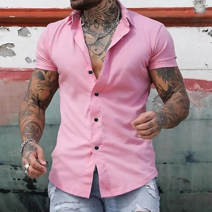 Jack | Men’s Classic Lapel Button-Up Shirt