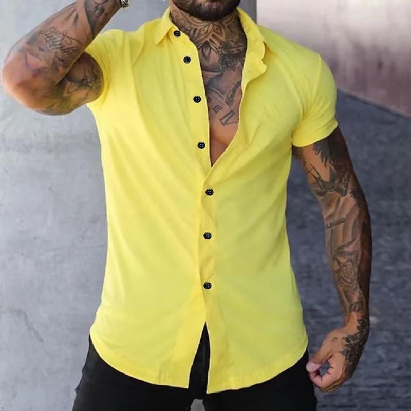 Jack | Men’s Classic Lapel Button-Up Shirt