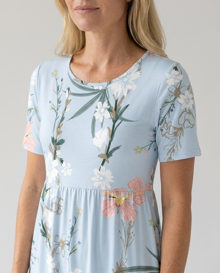 Florence | Feminine Floral Midi Dress For Women