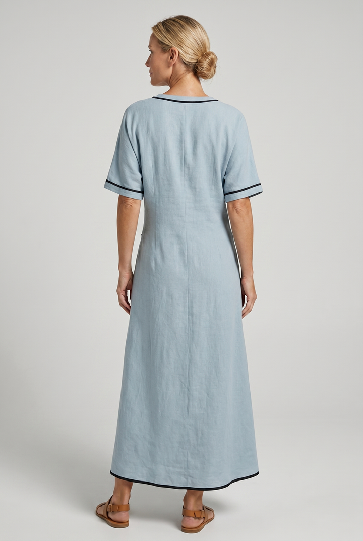 Seraphina | Elegant Twist-Front Maxi Summer Dress For Women