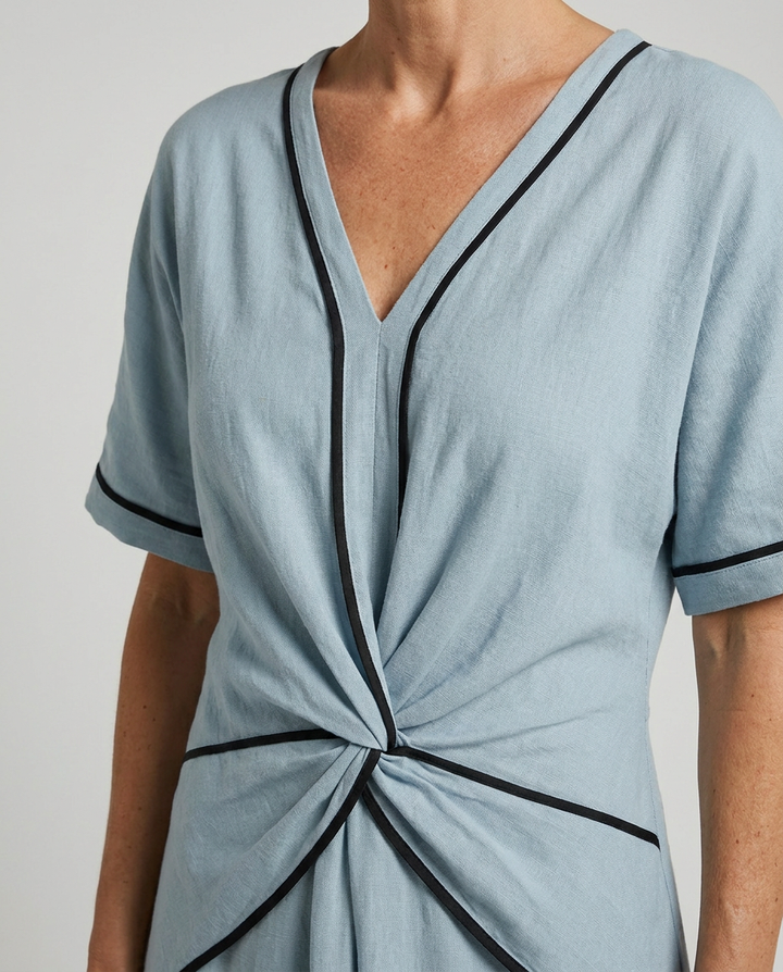 Seraphina | Elegant Twist-Front Maxi Summer Dress For Women