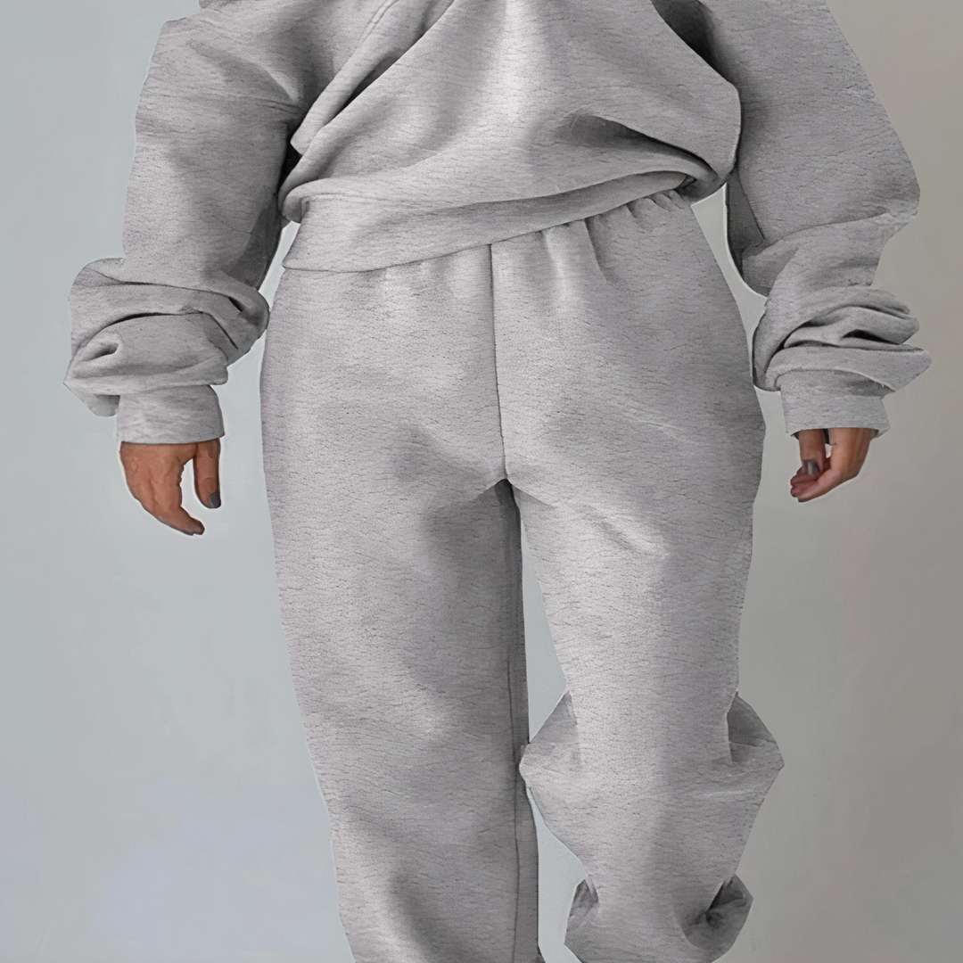 AVA | Women’s Coordinated Activewear Set With Half-Zip Top And Relaxed Jogger Pants