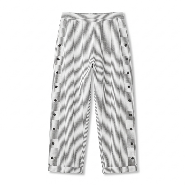 Daphne | Tailored Striped Panel Trousers For Women